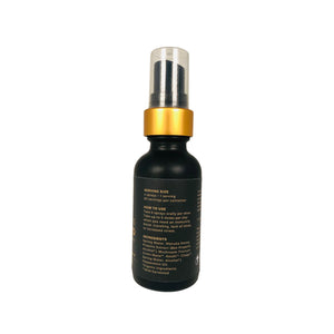 Back of Propolis Honey Spray bottle.