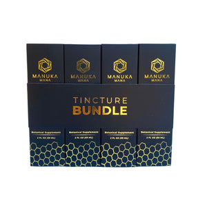 Mushroom tincture bundle packaged